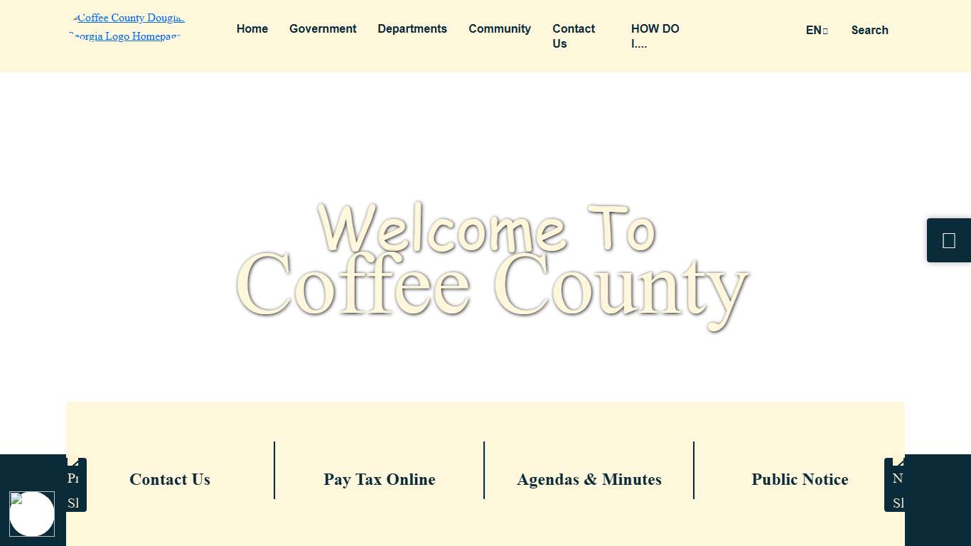 Welcome to Coffee County, GA